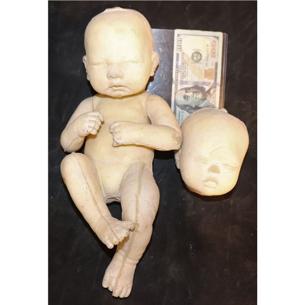 MUTANT BABY PUPPET CASTING WITH EXTRA HEAD