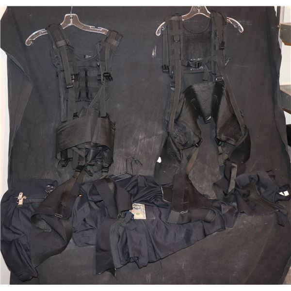 AQUAMAN CAPTAIN MURK STUNT HARNESS AND UNDER SUIT LOT