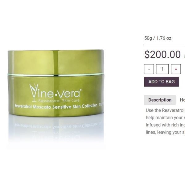 VINE VERA RESVERATROL MOSCATO SENSITIVE SKIN EYE