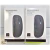 Image 1 : LOT OF 2 RECHARGEABLE WIRELESS MICE WITH RAINBOW