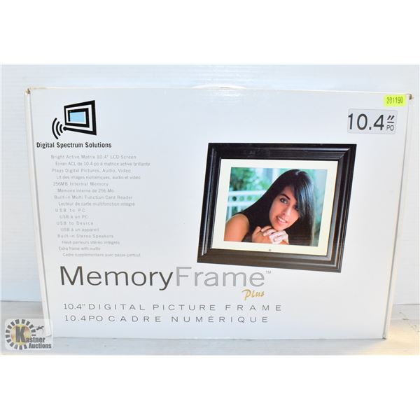 10.4" MEMORY FRAME-DIGITAL PICTURE FRAME PLUS