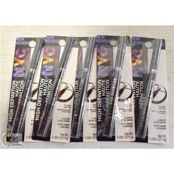 5 PK NYC HIGH DEFINITION LIQUID EYELINER