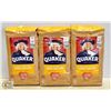 Image 1 : 3 BAGS OF QUAKER LARGE FLAKE OATS 1KG BAGS