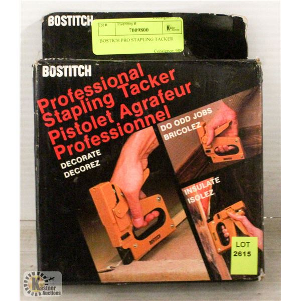 BOSTICH PRO STAPLING TACKER