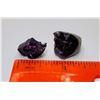 Image 1 : 17)  LOT OF 2 NATURAL ROUGH ALEXANDRITE