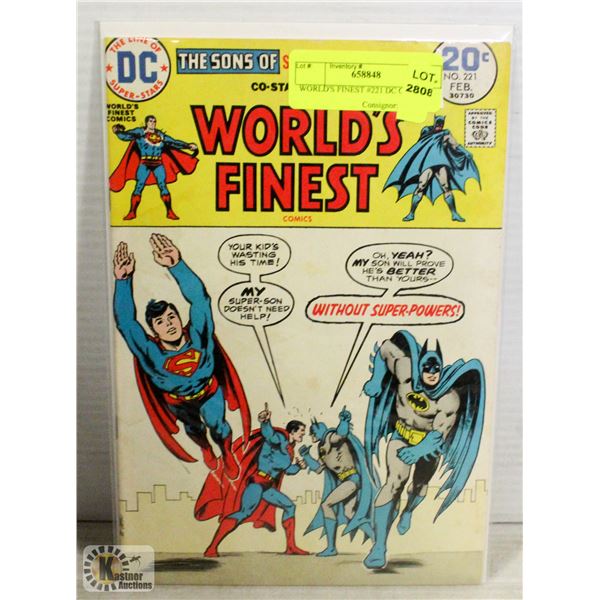 WORLD'S FINEST #221 DC COMICS