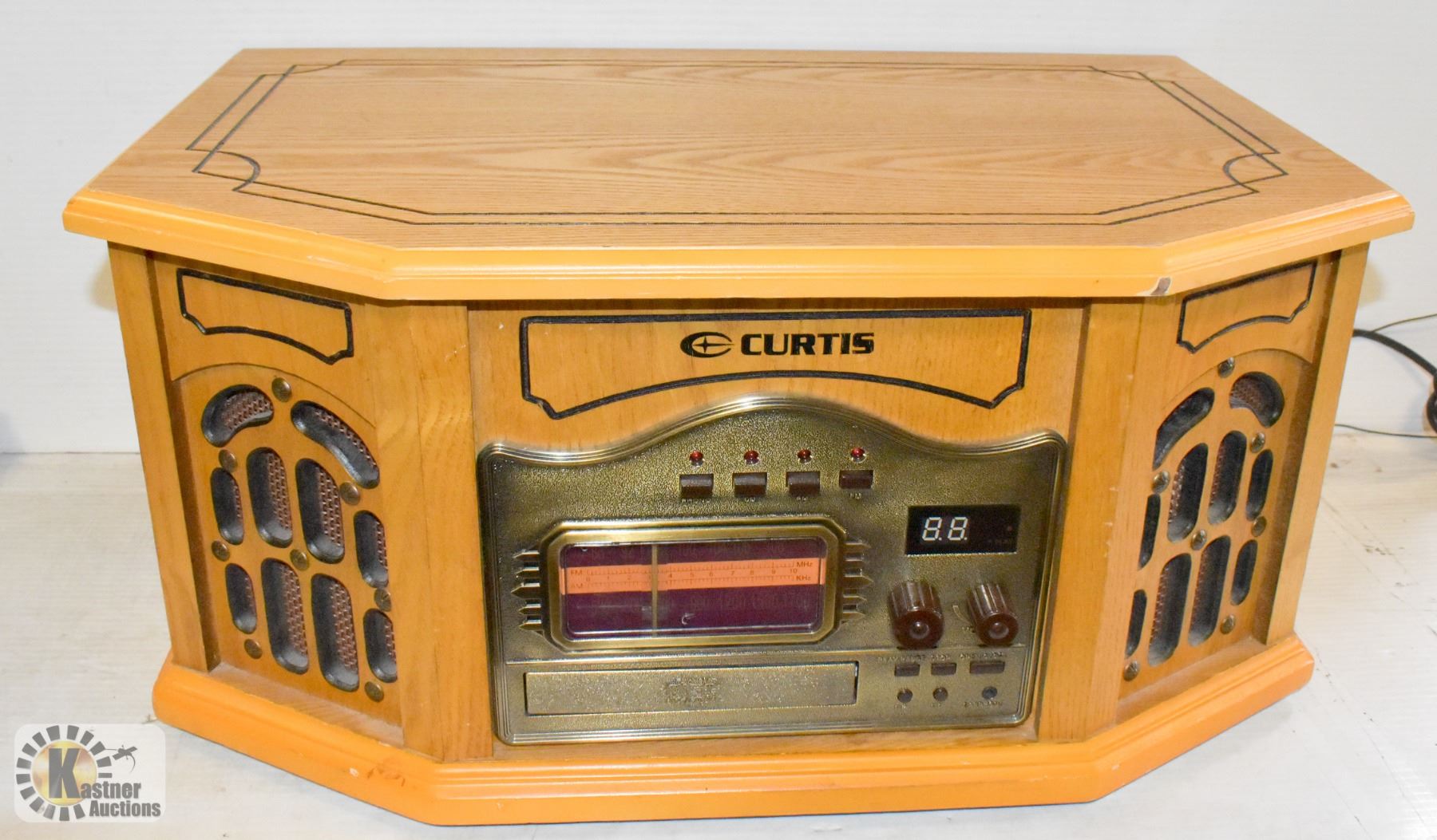 CURTIS VINTAGE LOOK RECORD/CD/RADIO