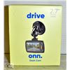 ONN DRIVE 2.7? DISPLAY HD DASH CAMERA KIT
