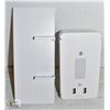 Image 1 : NEW REPACKED POWER CHARGER WALL OUTLET WITH SHELF