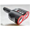 Image 1 : OPLUZ 90 DEGREE ADJUSTABLE AUTO PLUG-IN ADAPTER