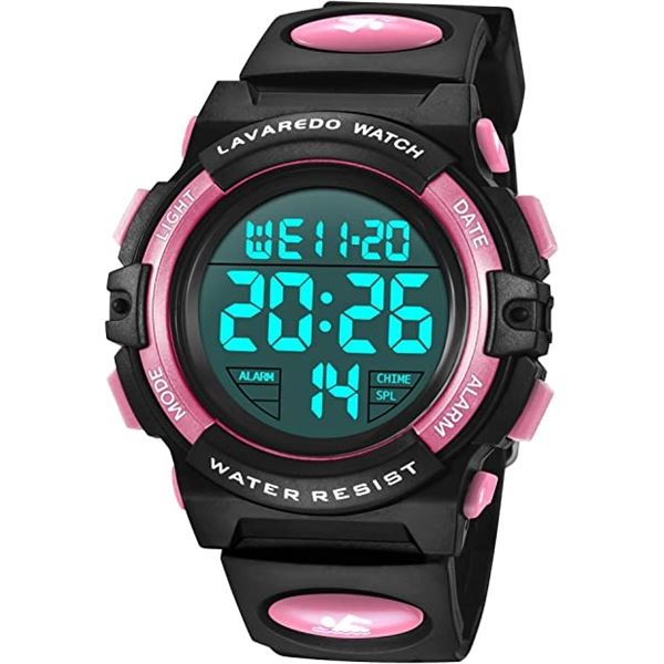 LAVAREDO DIGITAL SPORT WATCH WITH SILICONE BAND