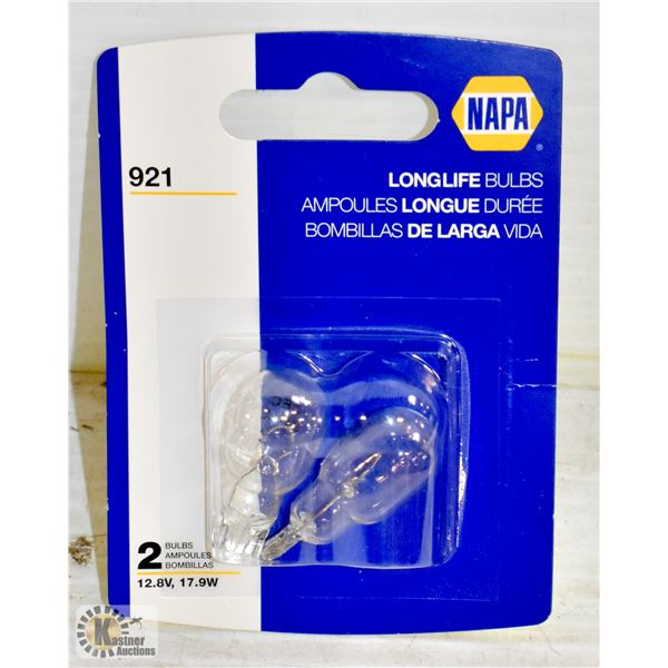 NEW 2 PACK OF NAPA 921 LONG LIFE MINI BULBS