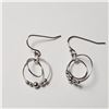 Image 1 : BZ644-96 SILVER EARRINGS