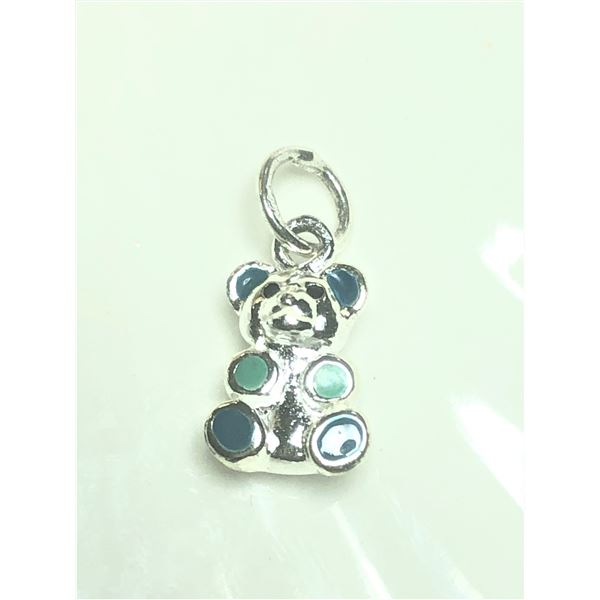 BZ644-73 SILVER BEAR PENDANT