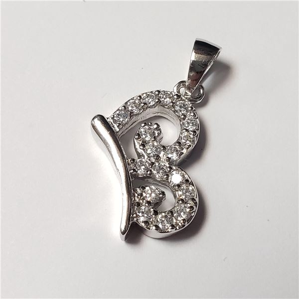 BZ644-64 SILVER CZ PENDANT