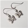 Image 1 : BZ644-69 SILVER BUTTERFLY EARRINGS