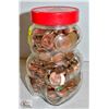 VINT KRAFT PB BEAR JAR FILLED WITH PENNIES