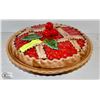 12" CHERRY PIE KEEPER CERAMIC