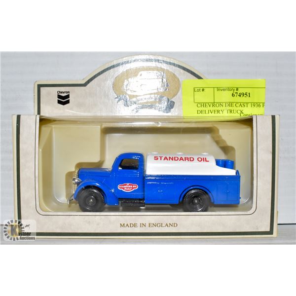 CHEVRON DIE CAST 1936 FARM DELIVERY TRUCK