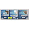 Image 1 : 3 PK OF 4" LED ULTRA SLIM RECESSED SQUARE LED LIGH