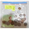 Image 1 : LOT OF CANADIAN NICKELS & PENNIES