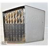 Image 1 : DRILL BIT INDEX BOX 1/16 TO 1/2" BY 1/64" PER BIT