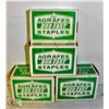 Image 1 : 4 BOXES OF STAPLES