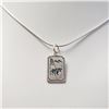 Image 1 : BZ1077-29 SILVER 18" NECKLACE