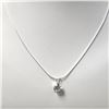 Image 1 : BZ1077-43 SILVER CZ 18" NECKLACE