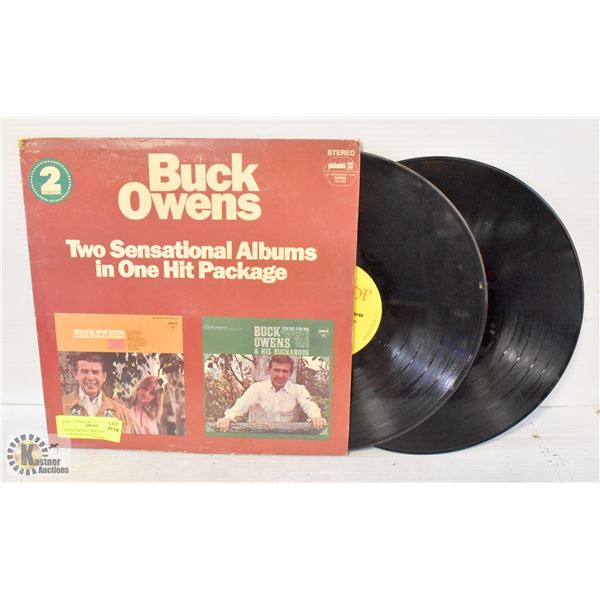 BUCK OWENS - TWO SENSATIONAL ALBUMS IN ONE HIT