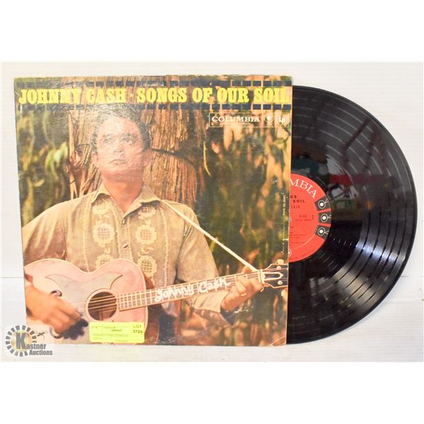 JOHNNY CASH - SONGS OF OUR SOIL VINYL