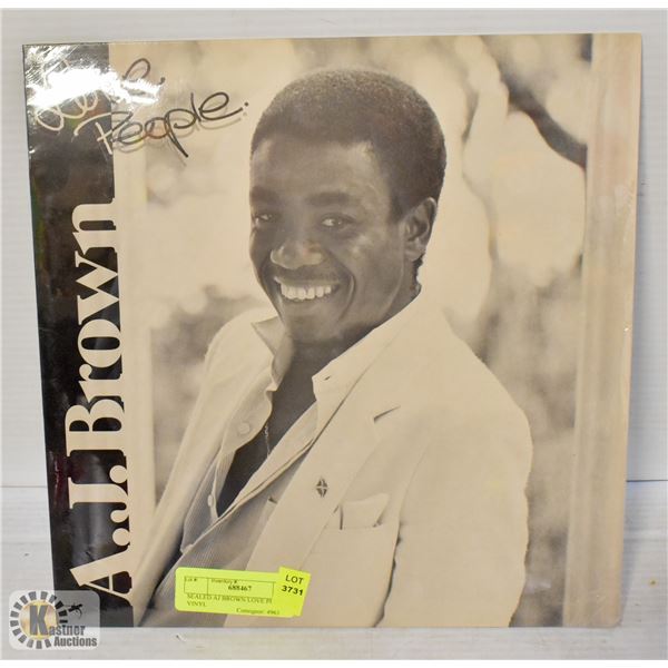 SEALED AJ BROWN LOVE PEOPLE VINYL