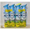 Image 1 : 4 PACK FEBREEZE AIR ORIGINAL GAIN 8.8OZ BOTTLES
