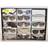 Image 1 : BLACK CASE WITH 15 ASSORTED SUNGLASSES AND/OR
