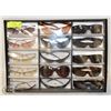 Image 1 : BLACK CASE WITH 15 ASSORTED SUNGLASSES AND/OR