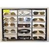 Image 1 : BLACK CASE WITH 15 ASSORTED SUNGLASSES AND/OR