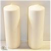 Image 1 : 2 LARGE CANDLES