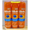 Image 1 : 3 PACK GILLETTE FUSION 5 ULTRA MOISURIZING SHAVE