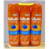 Image 1 : 3 PACK GILLETTE FUSION 5 ULTRA MOISURIZING SHAVE
