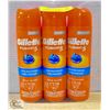 Image 1 : 3 PACK GILLETTE FUSION 5 ULTRA MOISURIZING SHAVE