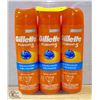 Image 1 : 3 PACK GILLETTE FUSION 5 ULTRA MOISURIZING SHAVE