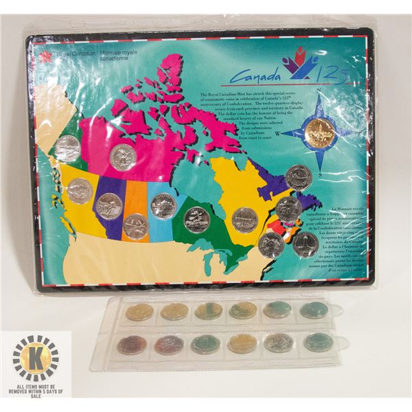 2 COMMEMORATIVE CANADA COIN SETS