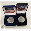 2 X 1804 USA MOST VALUABLE $1 COINS, COPIES