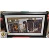 Image 1 : 45" X 28" FRENCH RESTAURANT & BIKE ARTWORK