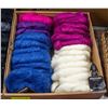 MOHAIR KNITTING WOOL CRAFT YARN, 23 BALLS