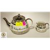Image 1 : GIBONS SILVER ANNIVERSARY TEA POT & CREAMER