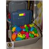 Image 1 : 2 FULL PLASTIC CONTAINERS LEGO MEGA BLOCKS