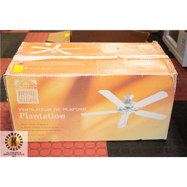 PLANTATION CEILING FAN