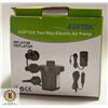 TWO WAY ELECTRIC INFLATOR/DEFLATOR COMES WITH 3