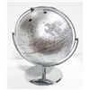 Image 1 : WORLD SILVER GLOBE ON CHROME